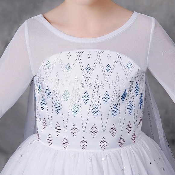Luxury Frozen Elsa Sparkly Costume Dress 5018 - Picture 6 of 7